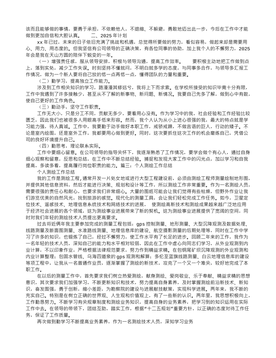 测绘年终工作总结_第2页