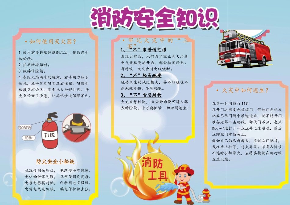 消防安全电子小报03_第1页