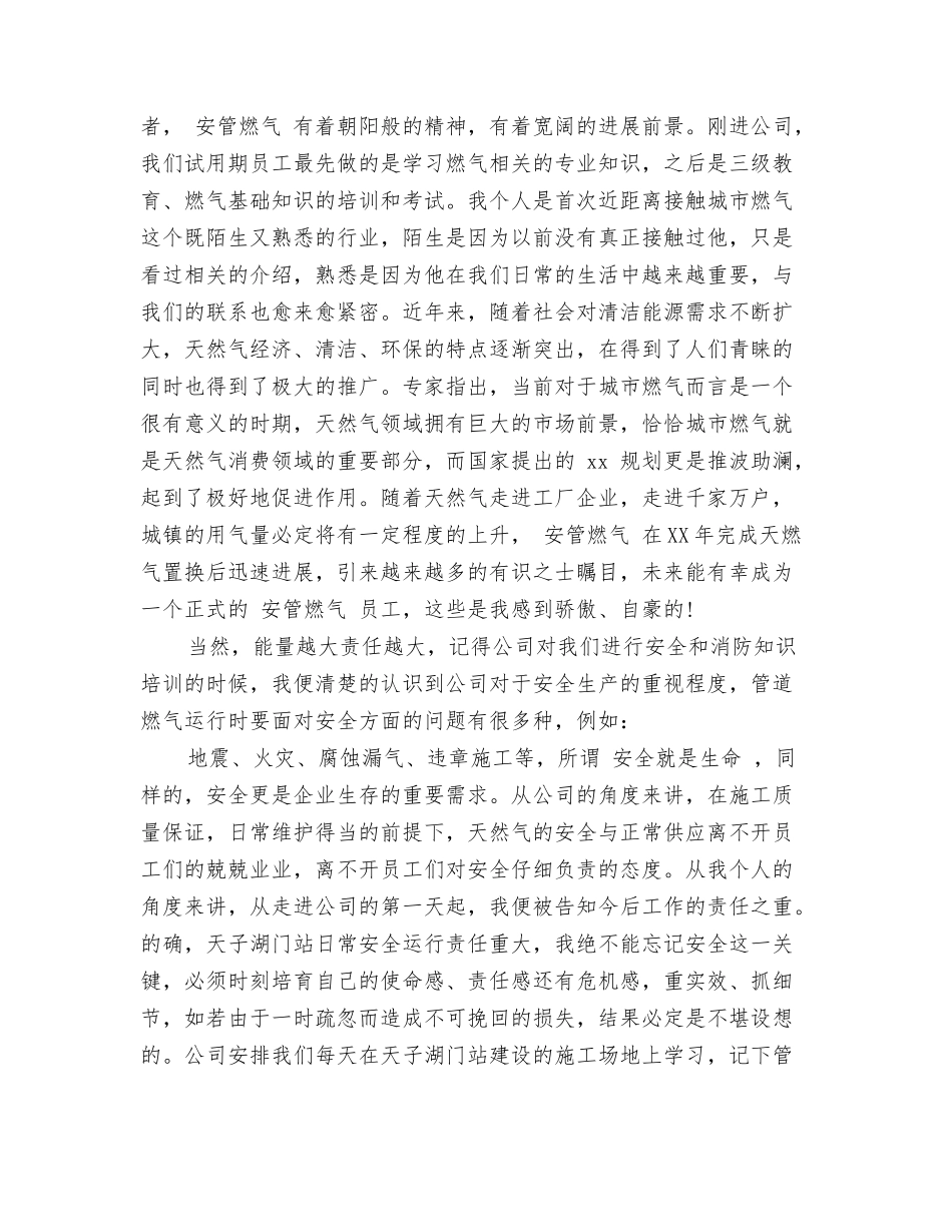 燃气公司个人工作小结_第3页