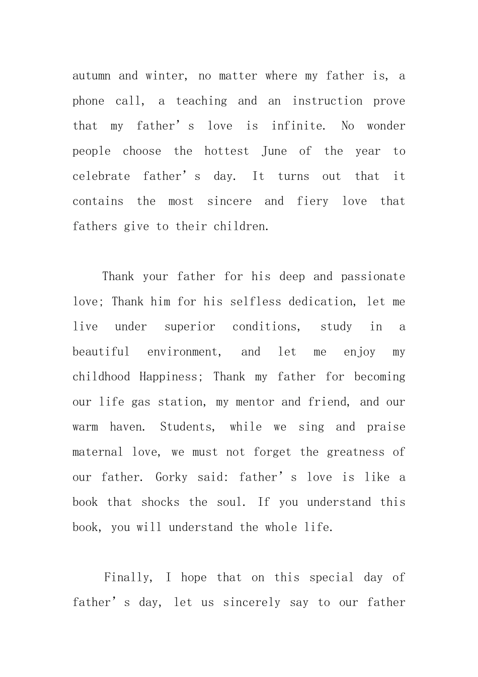 父亲节英语日记范文_第2页