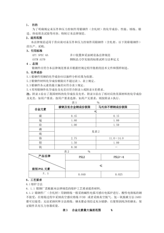 版JS005锻钢件材料规范