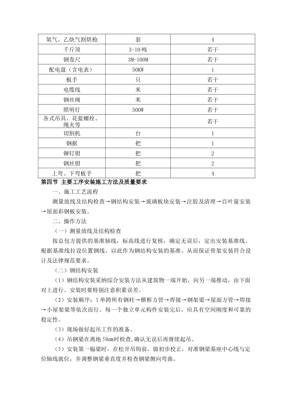 玻璃采光顶安装工程施工_第3页