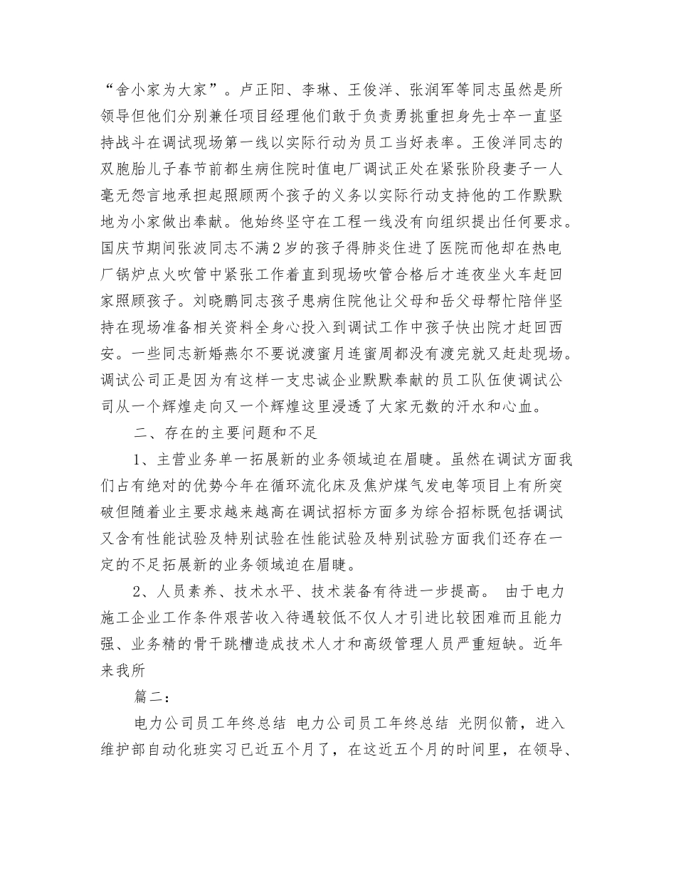 电力公司年终总结_第2页