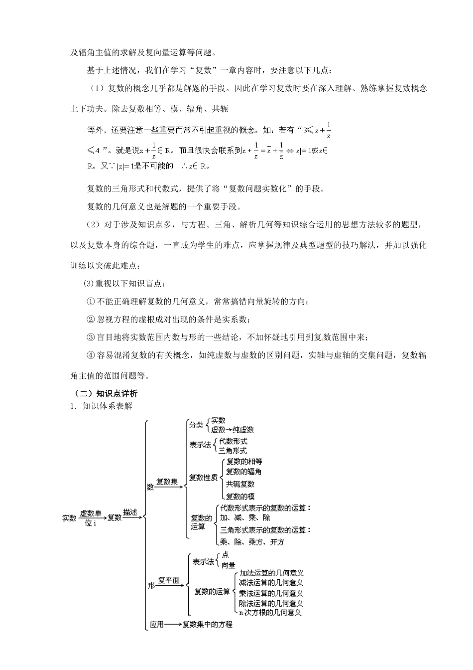 江苏省邳州市第二中学高三数学 第84课时 复数的有关概念复习学案 苏教版_第2页