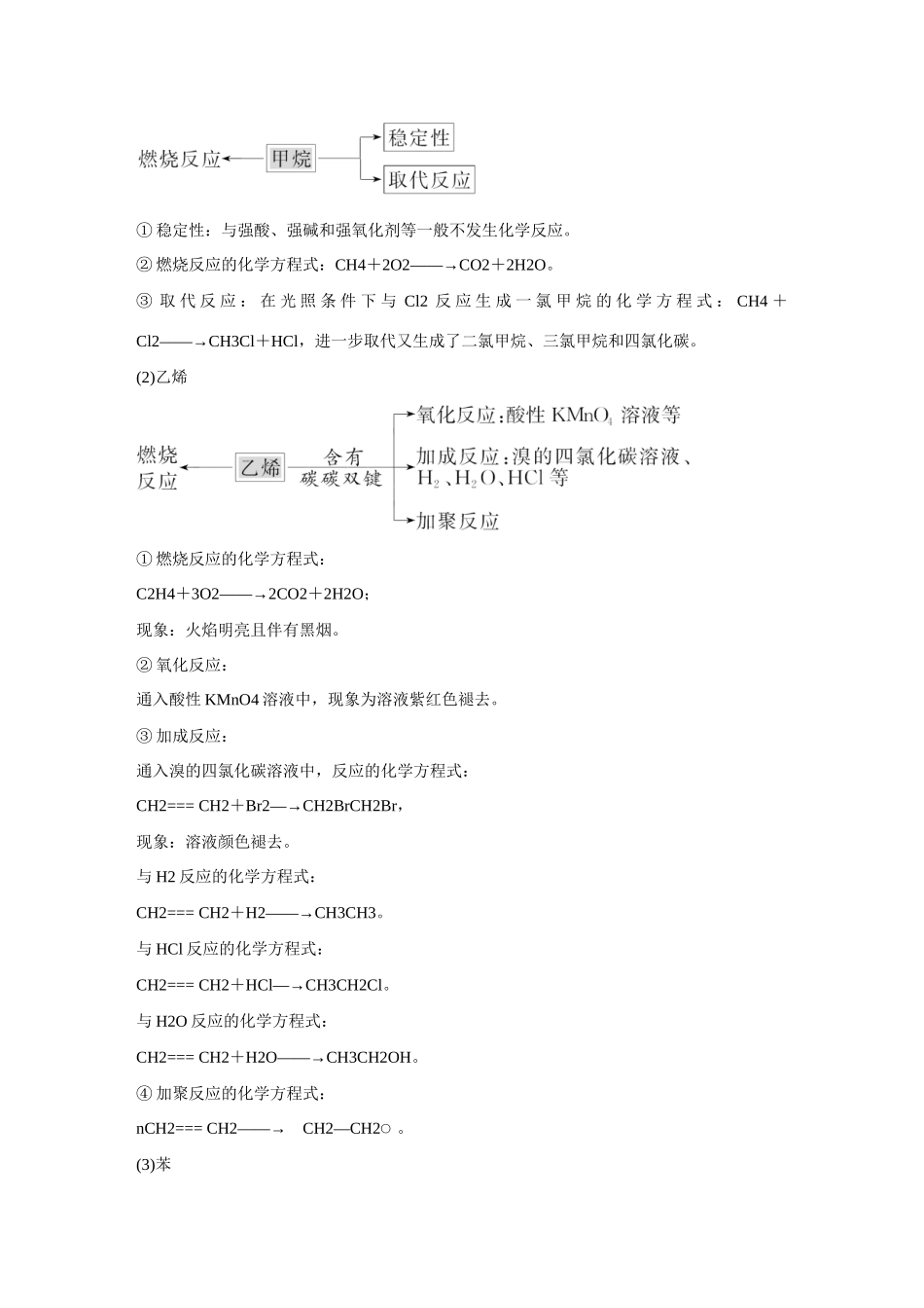 江西省横峰中学2016届高考化学一轮复习 第九章A 有机化合物导学案_第2页