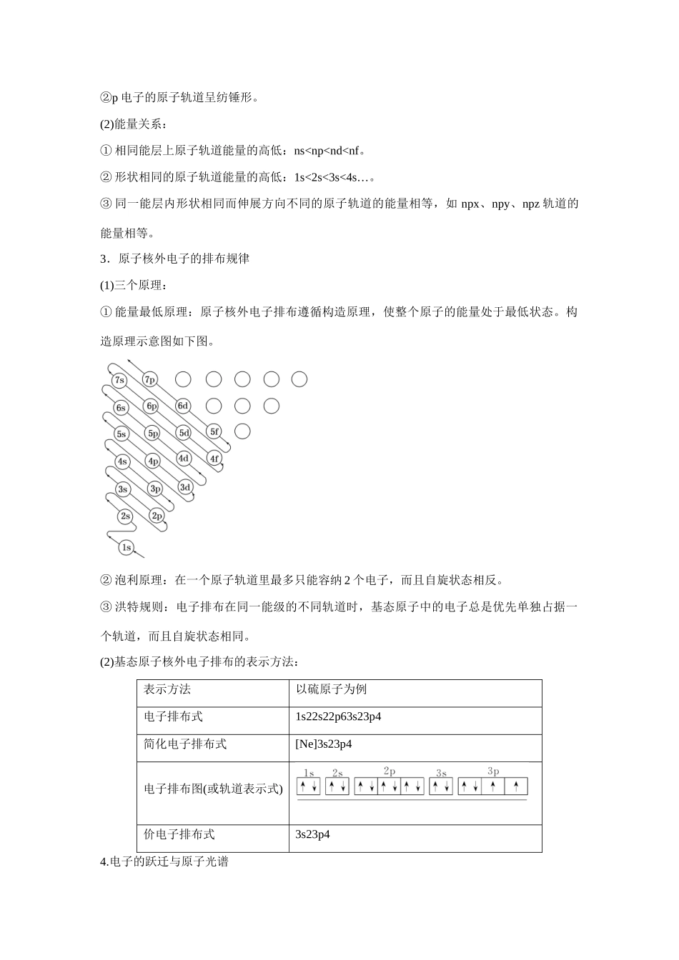 江西省横峰中学2016届高考化学一轮复习 第十二章 物质结构与性质(选修三)导学案_第2页