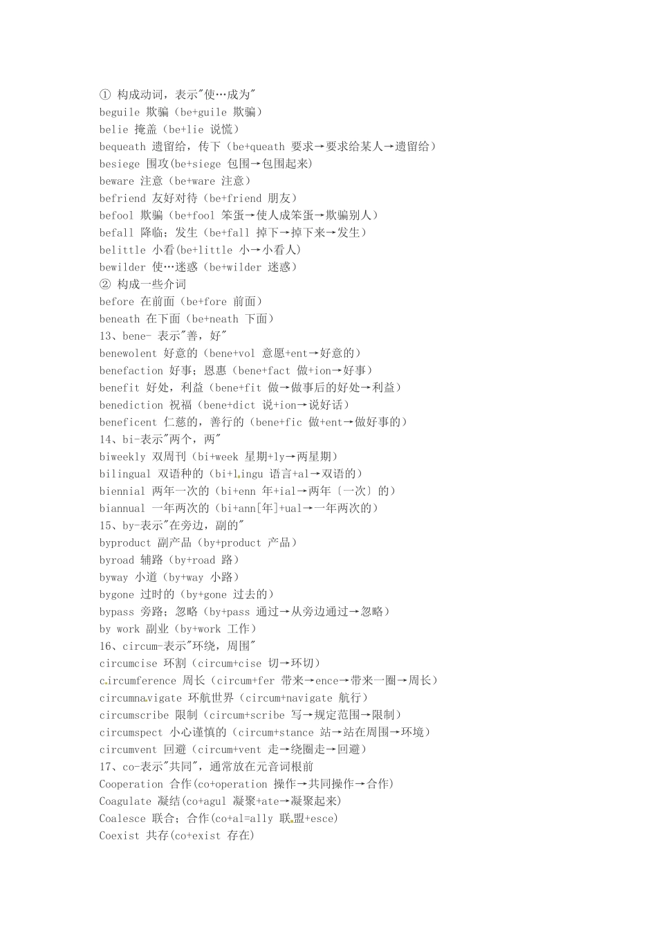 江西省萍乡市高中英语词根词缀记忆法（二）_第2页