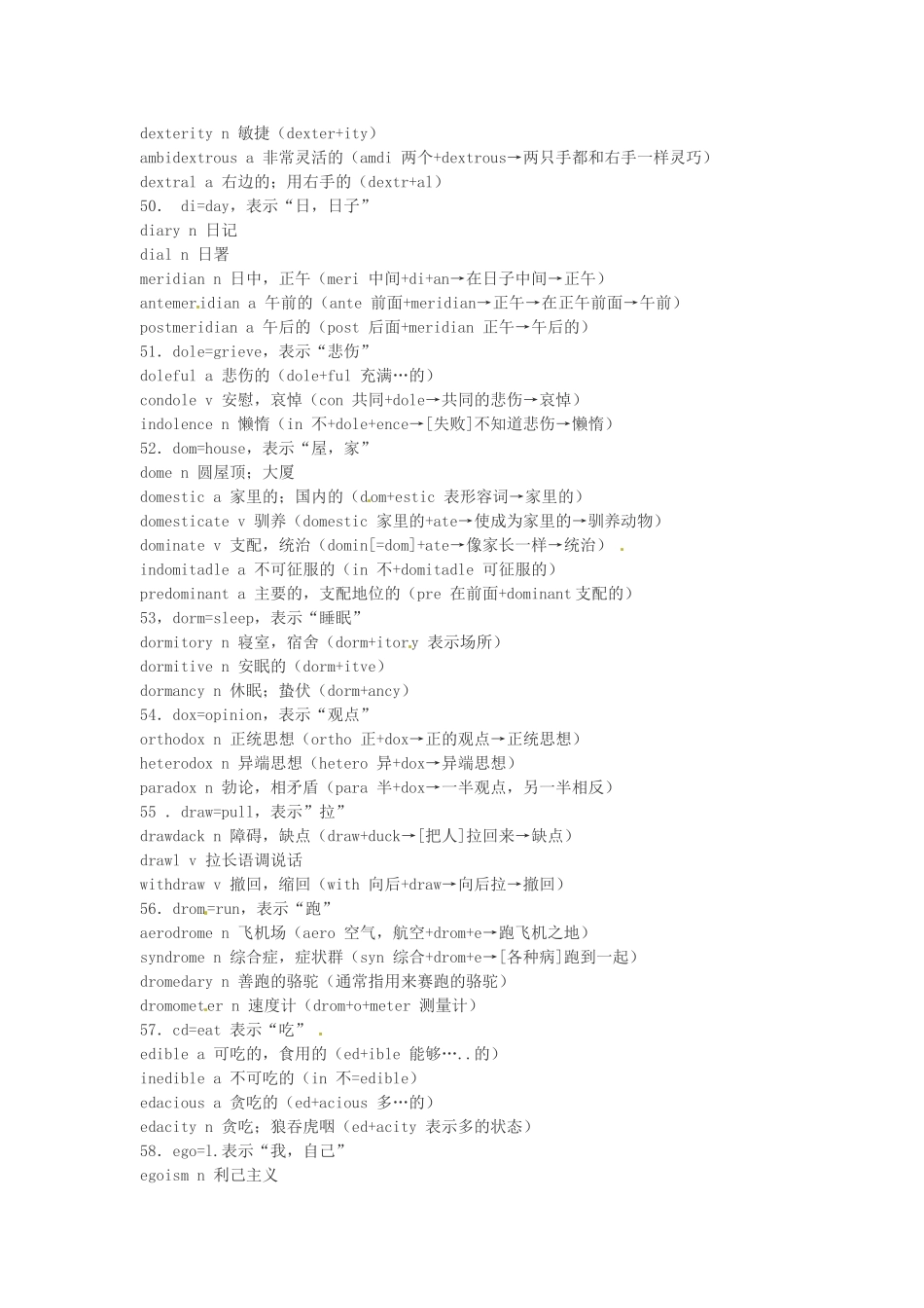 江西省萍乡市高中英语词根词缀记忆法（二十九）_第2页