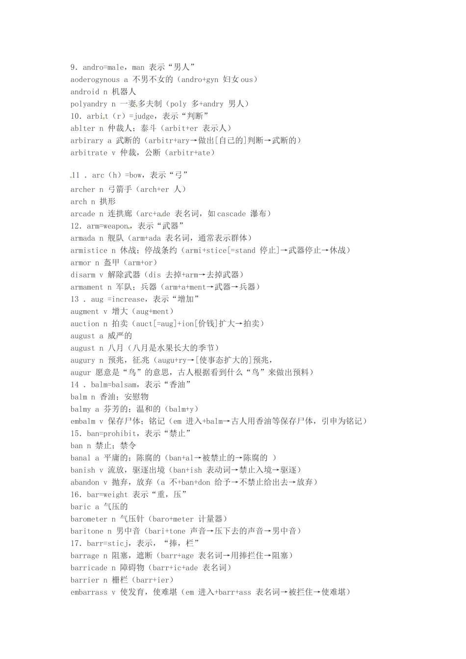 江西省萍乡市高中英语词根词缀记忆法（二十七）_第2页