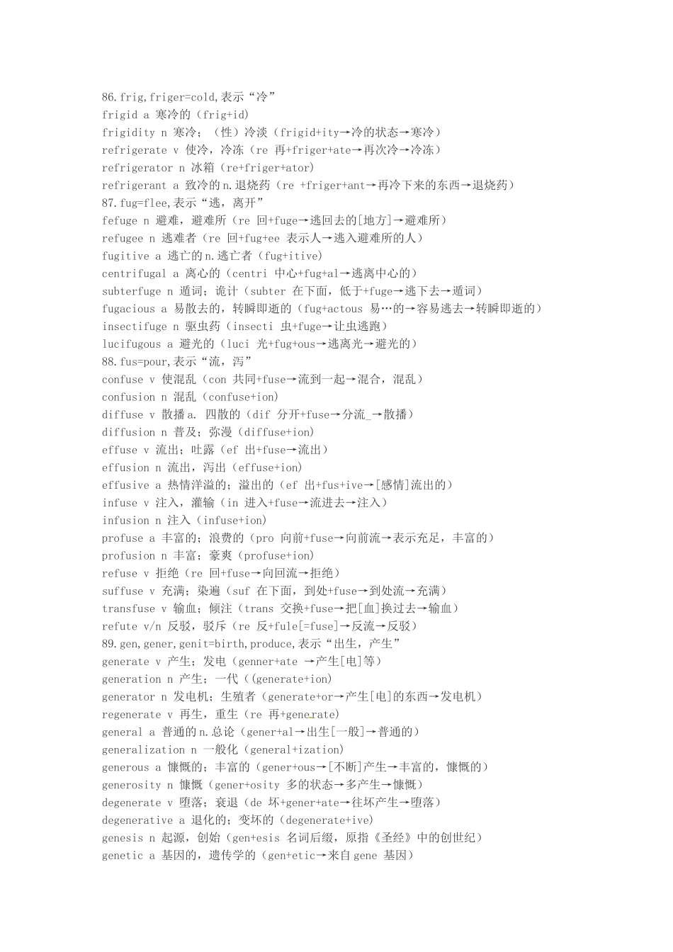 江西省萍乡市高中英语词根词缀记忆法（十四）_第3页