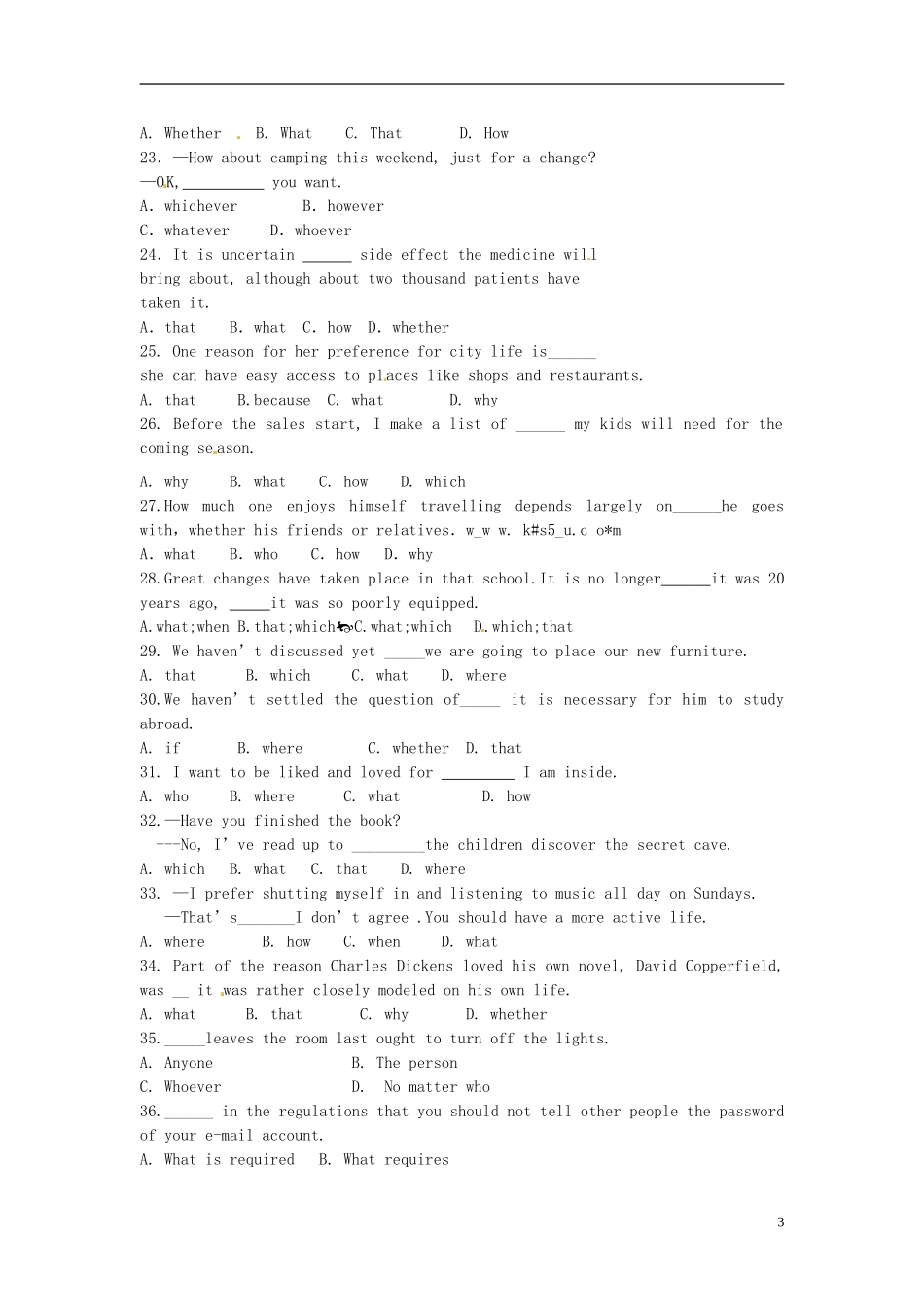 河北省唐山市开滦第二中学高中英语 Unit2  Cloning 第5课时导学案 新人教版选修8_第3页