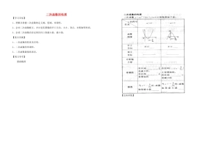 河南省新野三高2014年高中数学 第2章 二次函数的性质导学案 北师大版必修1