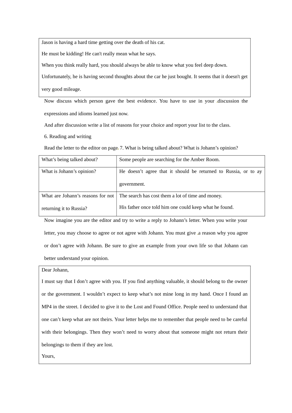 浙江省2013年高中英语 Unit1 cultural relics period3教案3 新人教版必修2_第3页