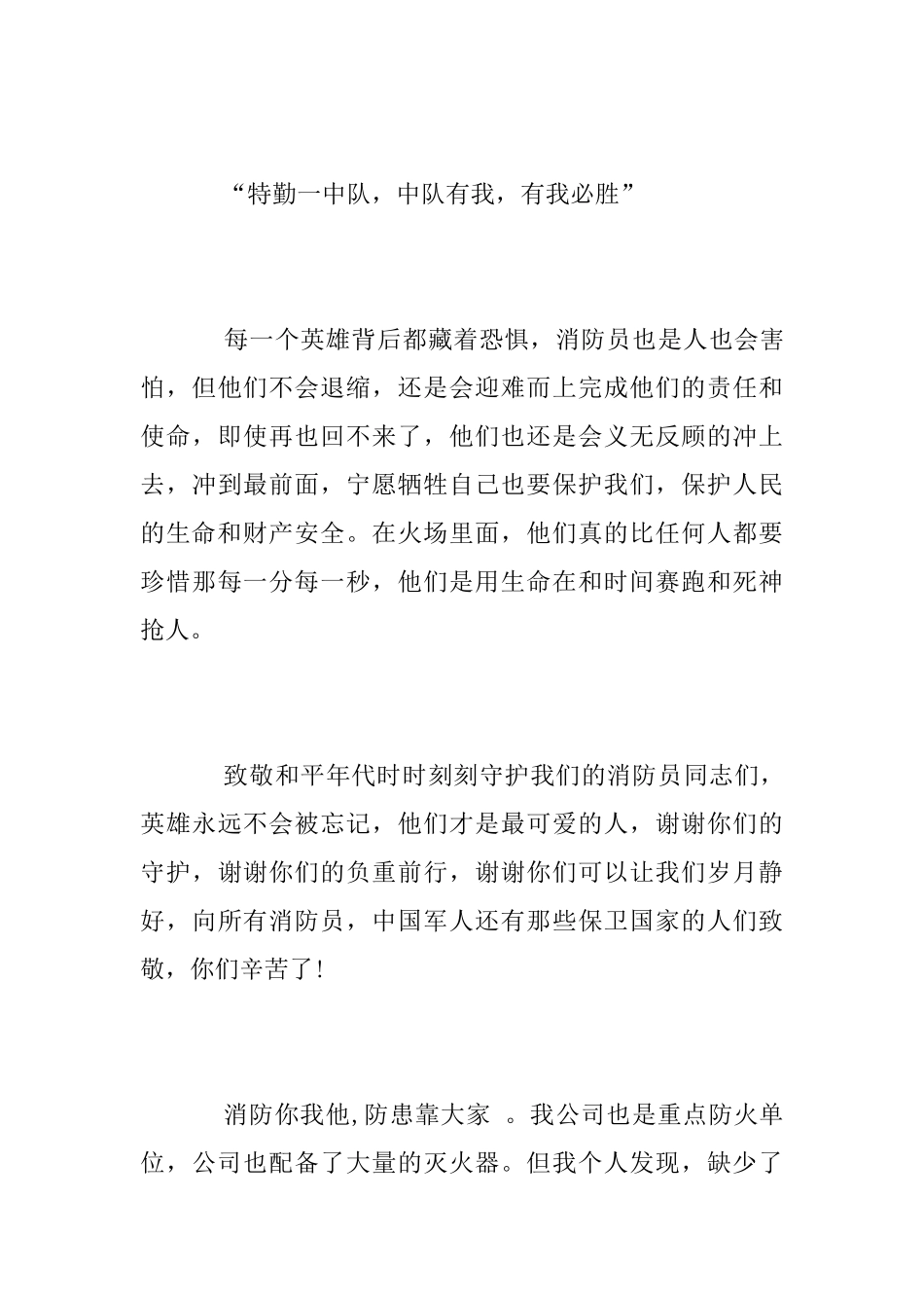 电影《烈火英雄》观后感征文_第3页