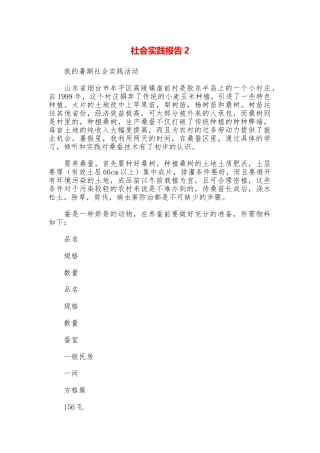 社会实践报告2