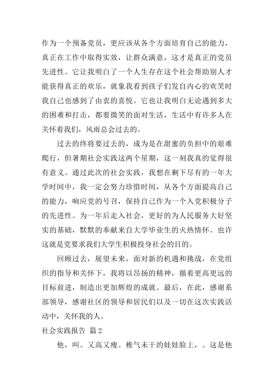 社会实践报告模板汇总八篇_第3页