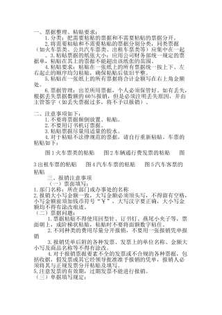 票据填写规定