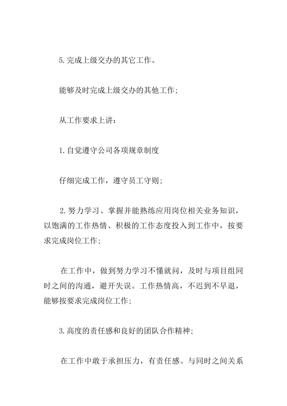 程序员试用期工作总结模板_第3页
