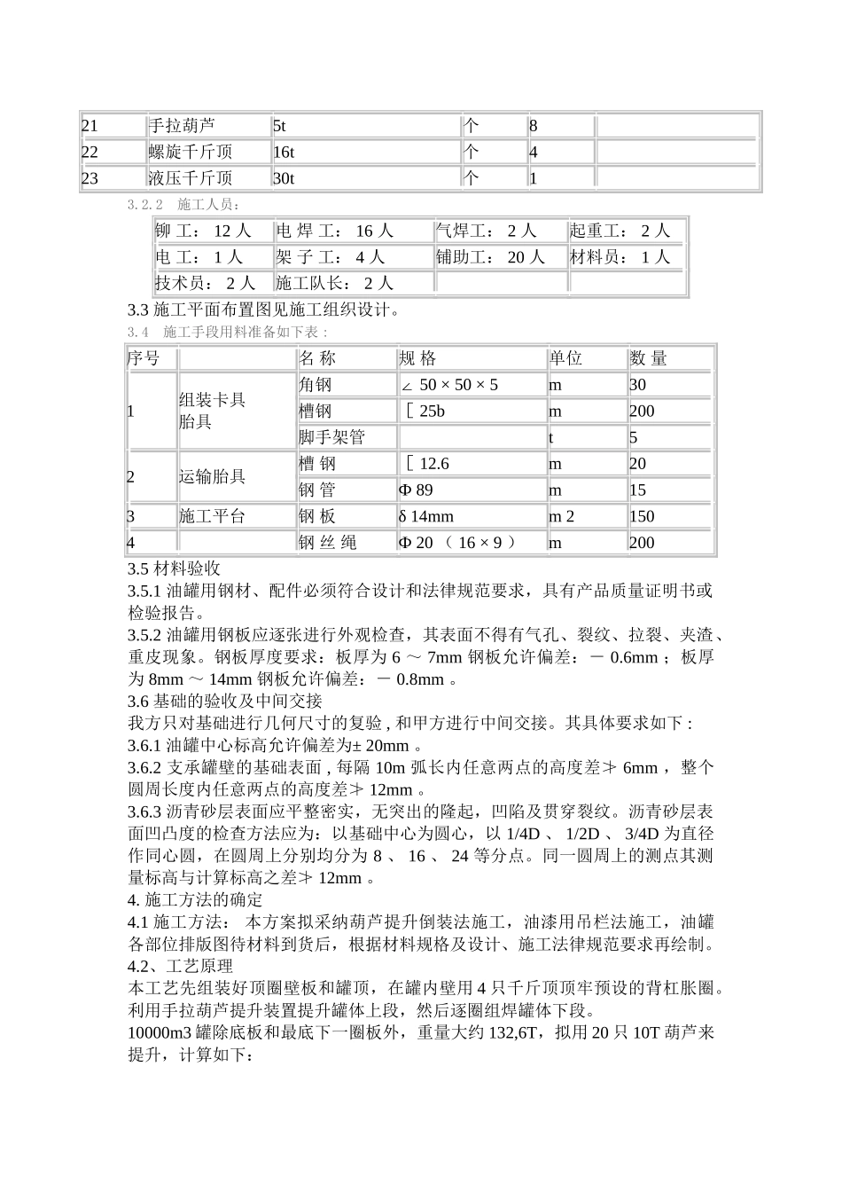 立方内浮顶油罐施工方案_第3页