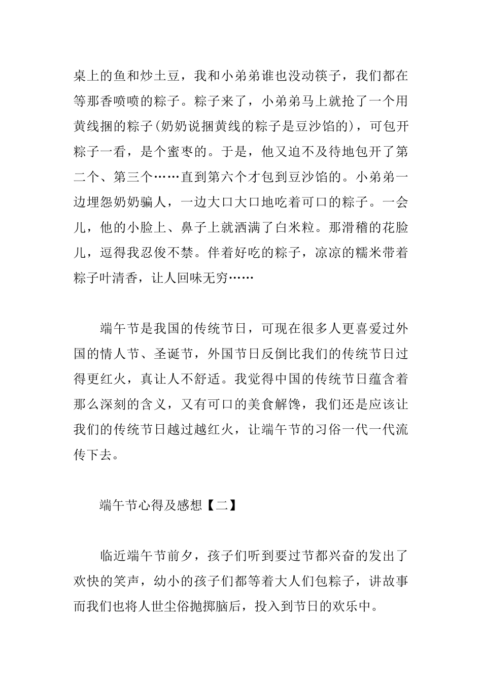 端午节心得及感想_第2页