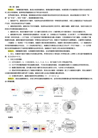 第三章磁场知识点总结