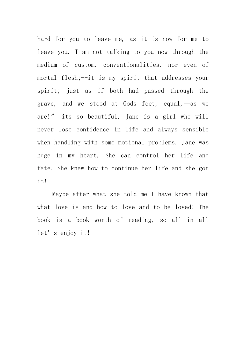简爱英文版读后感400字_第2页