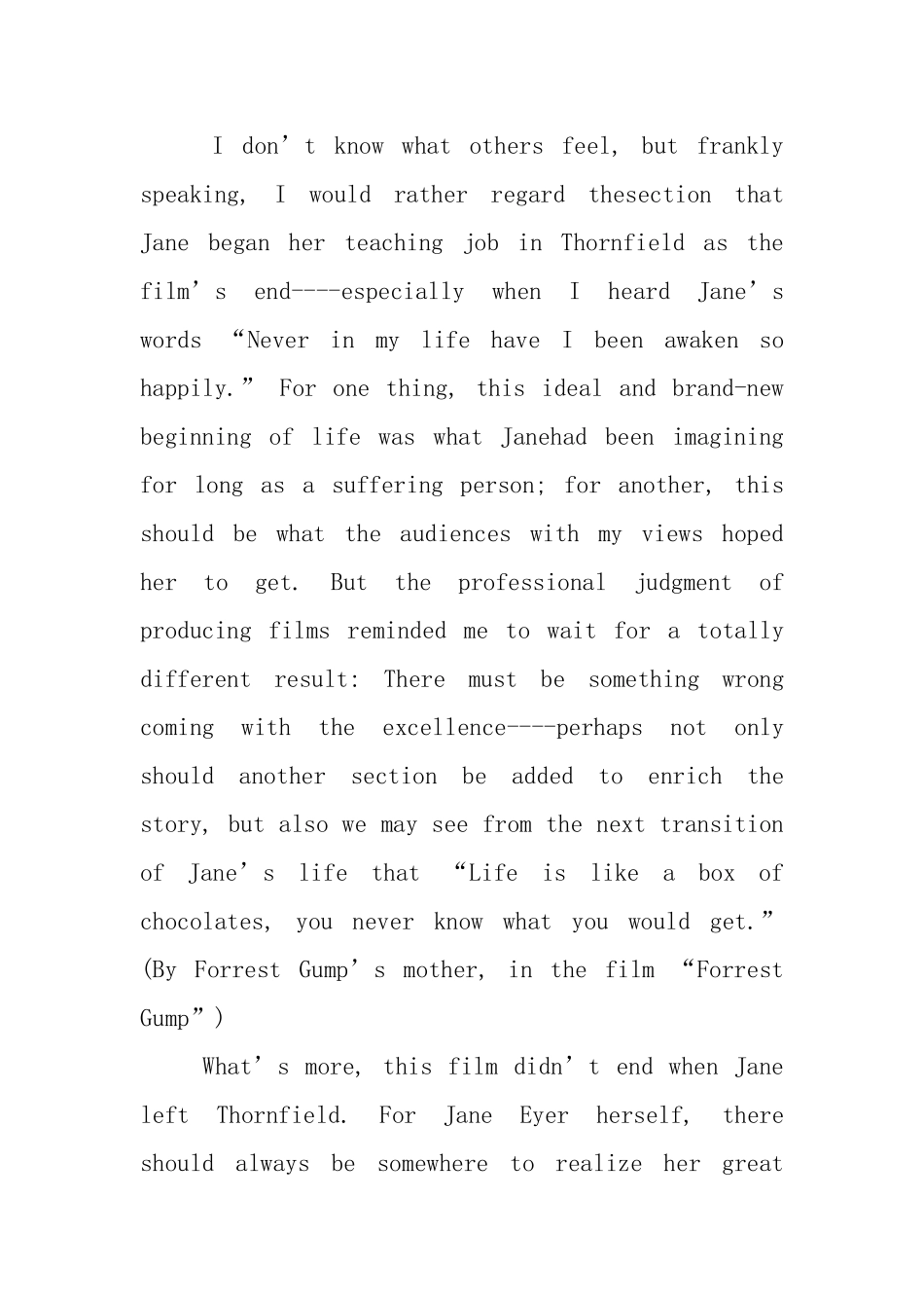 简爱读后感英文范文_第3页