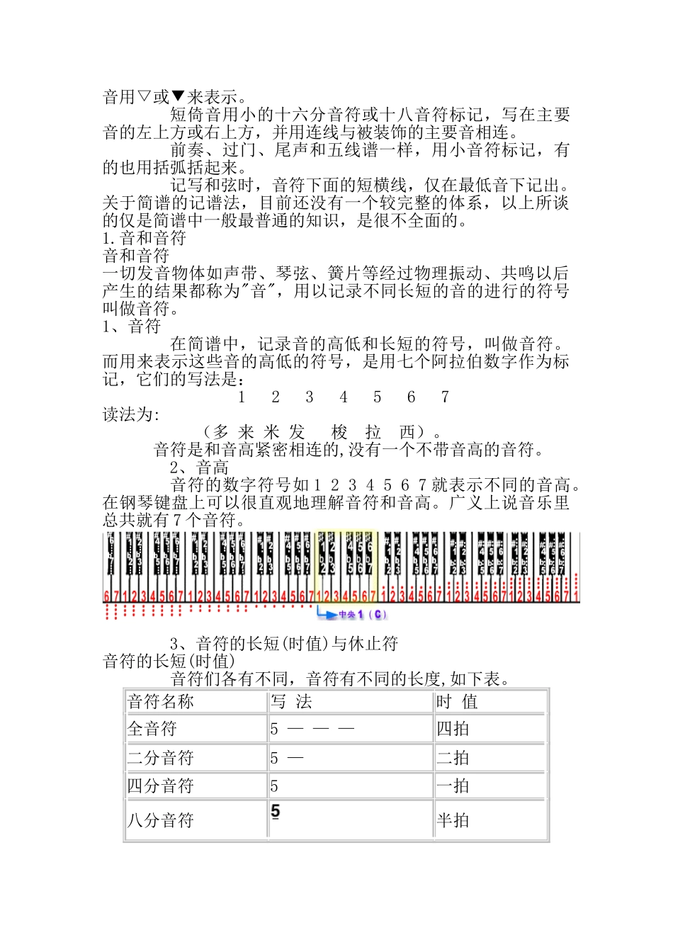 简谱入门教程_第2页
