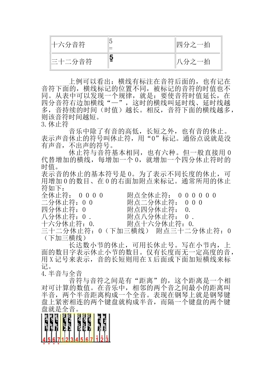 简谱入门教程_第3页
