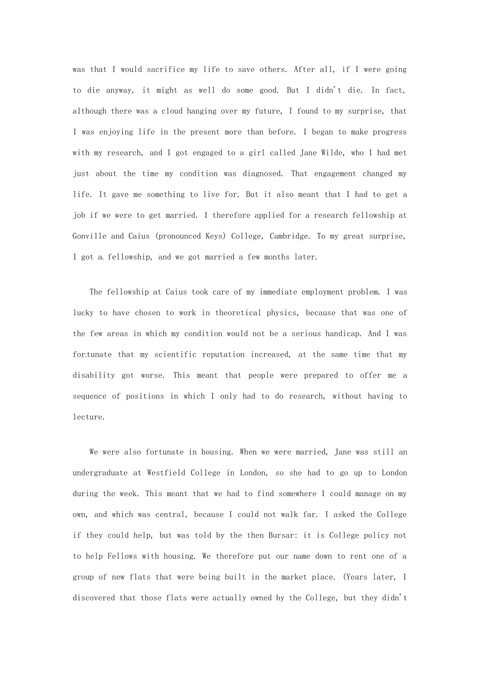 浙江省诸暨市草塔中学高中英语 Unit 1 Disability  My Experience with ALS素材 新人教版必修5_第3页