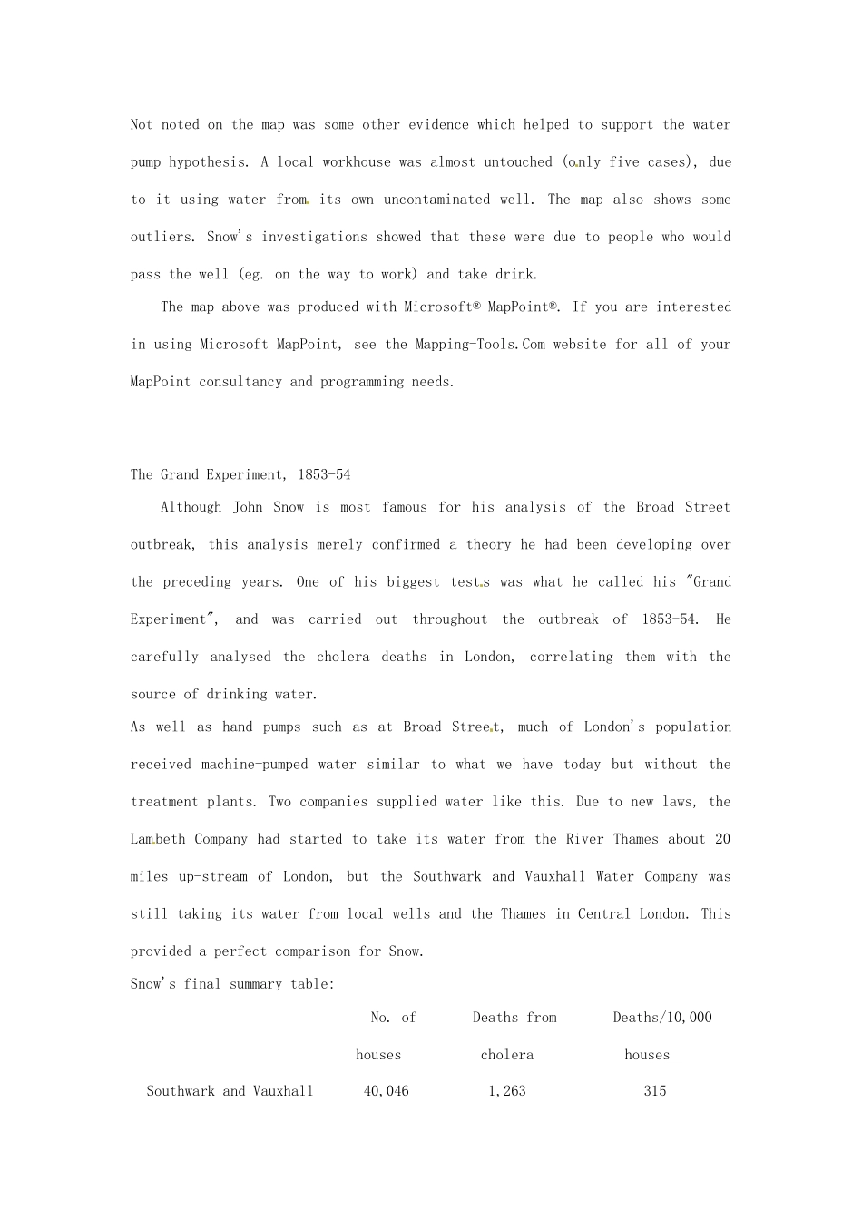 浙江省诸暨市草塔中学高中英语 Unit 1 Great Scientists John Snow and the Broad Street Cholera Outbreak of 1854素材 新人教版必修5_第3页