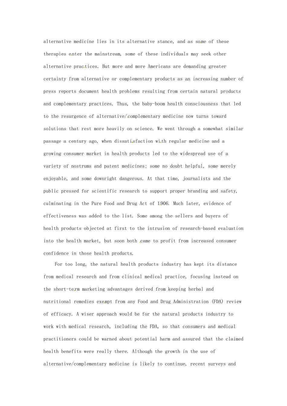 浙江省诸暨市草塔中学高中英语 Unit 3 Life in the future The Future of Medicine素材 新人教版必修5_第2页