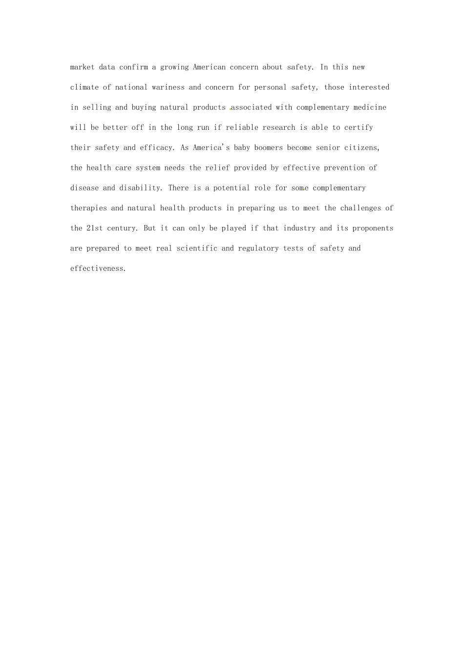 浙江省诸暨市草塔中学高中英语 Unit 3 Life in the future The Future of Medicine素材 新人教版必修5_第3页
