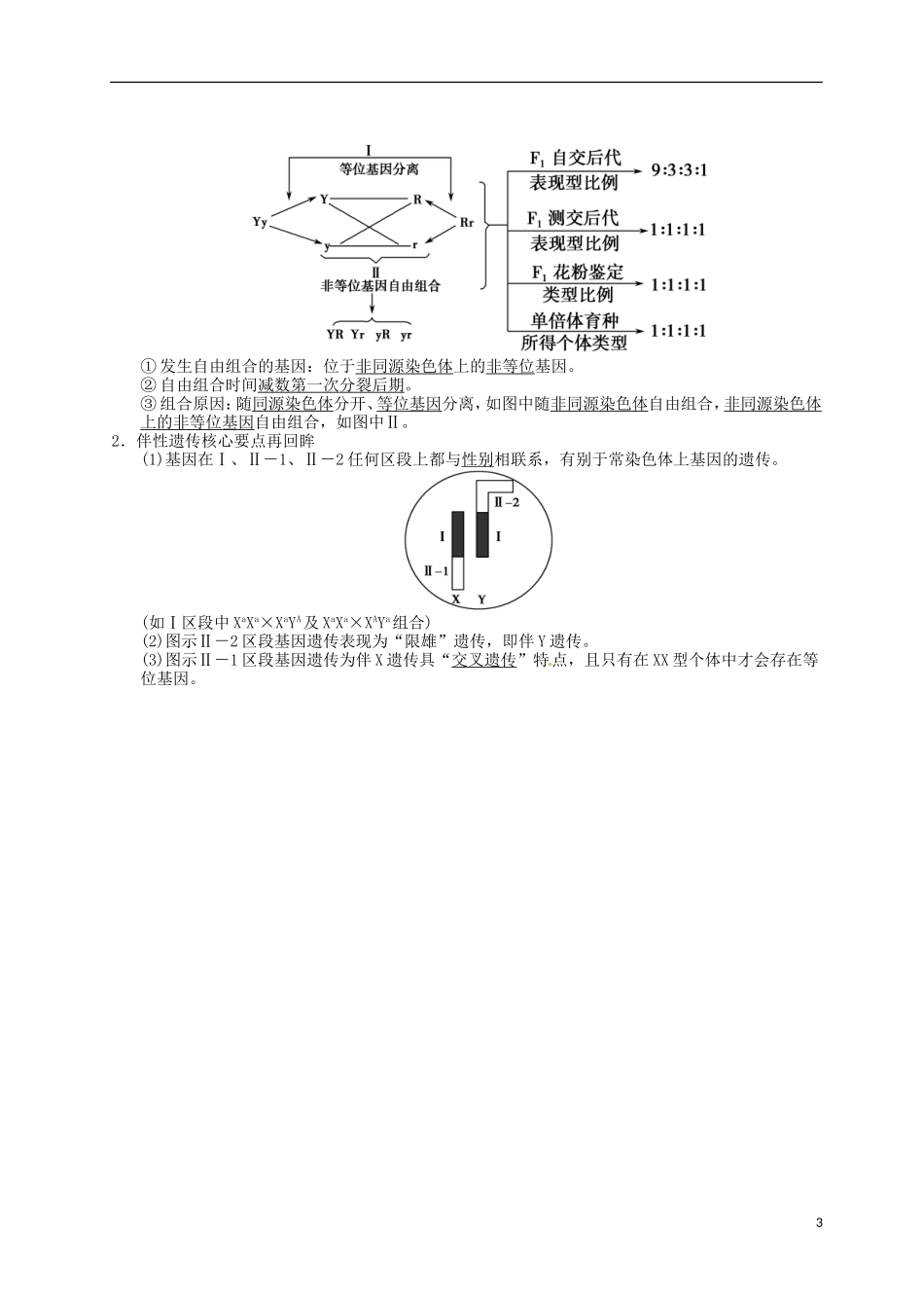 湖北省监利县第一中学2015届高三生物一轮复习 回扣落实（四）_第3页