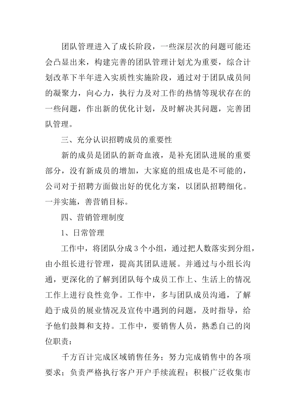 经理工作计划_第2页