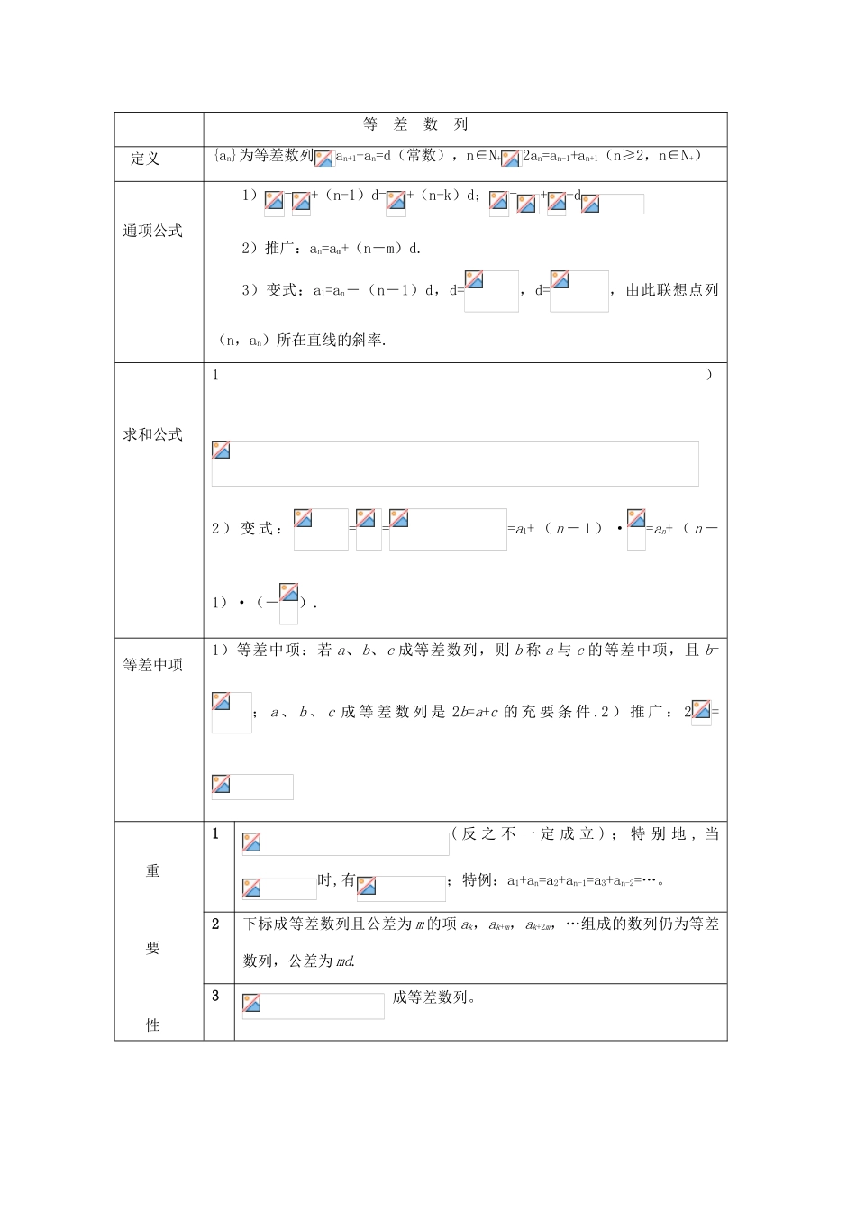 湖南南县一中2011届高三数学一轮复习 7.2等差数列学案_第3页