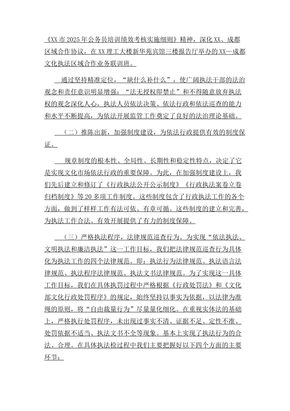 综合执法队法治政府建设工作报告_第2页