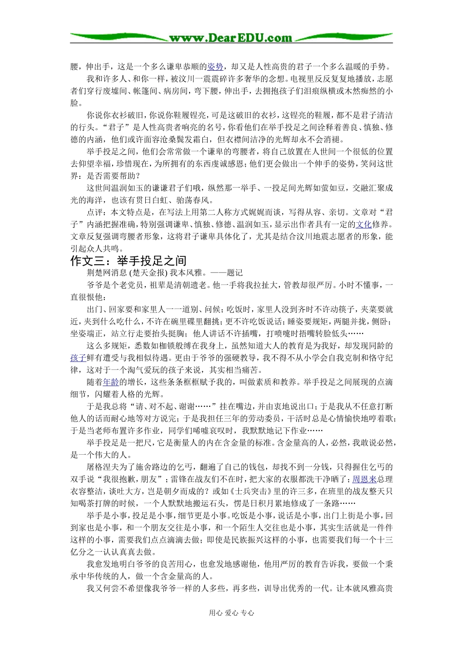 湖北省满分作文及评点_第2页