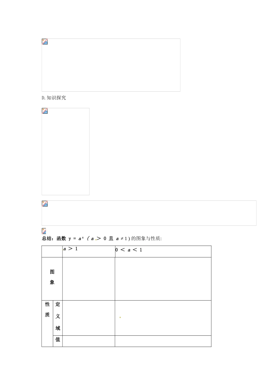 湖南省湘潭凤凰中学高中数学 指数函数及性质学案 新人教A版必修1_第2页