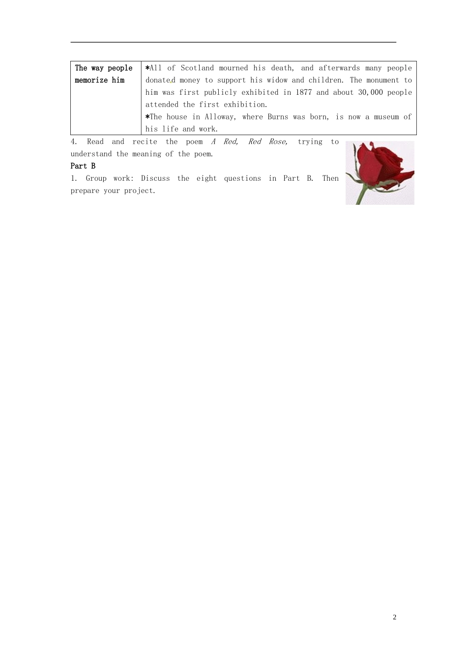 湖南省蓝山二中2014年高中英语 Unit1 Project Reciting a poem学案 牛津译林版选修8_第2页