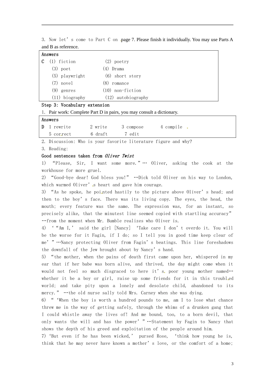 湖南省蓝山二中2014年高中英语 Unit1 Word power学案1 牛津译林版选修8_第3页