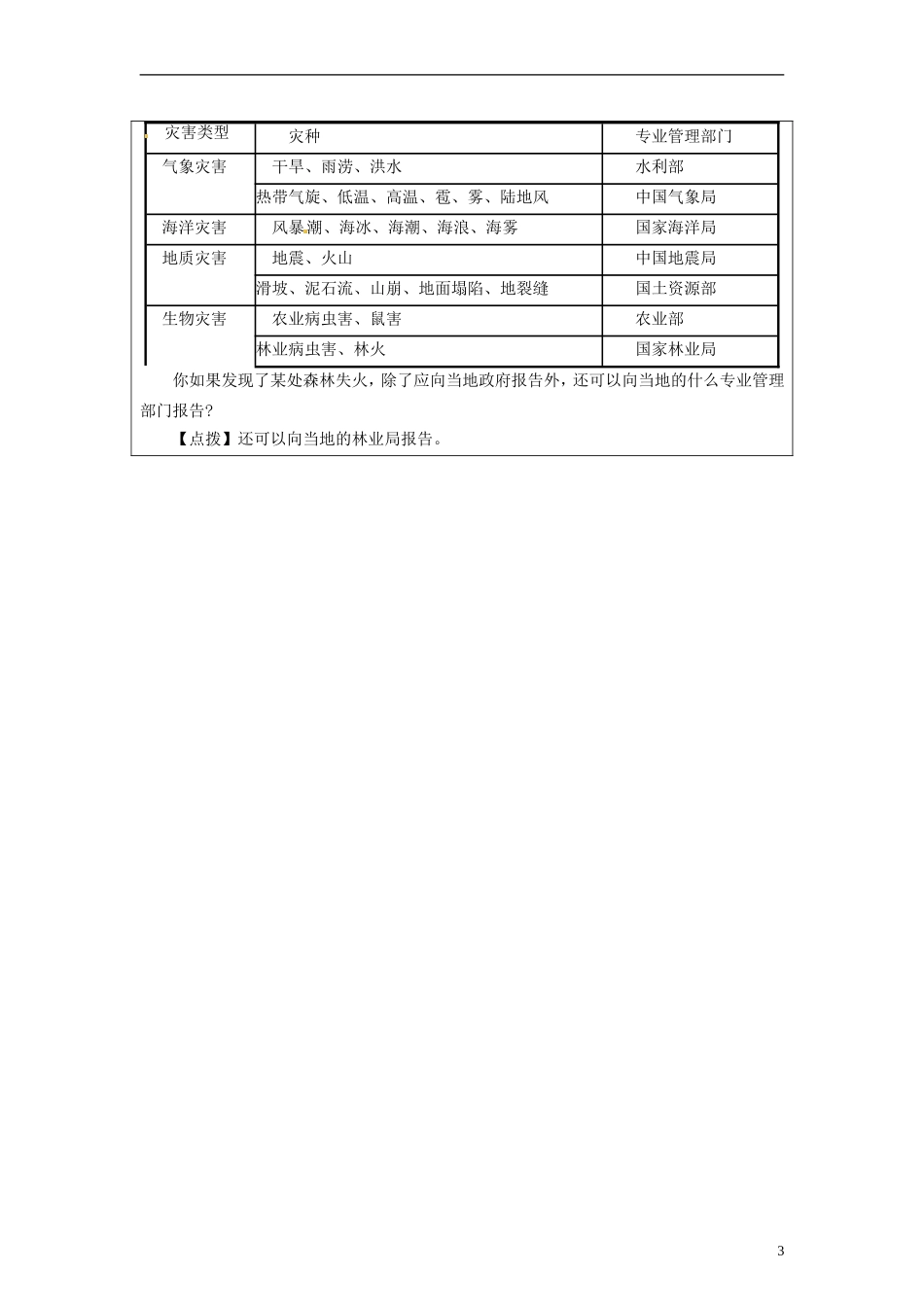 湖南省隆回县万和实验学校2014高中地理 2.1 我国自然灾害的特点与分布教案 湘教版选修5_第3页