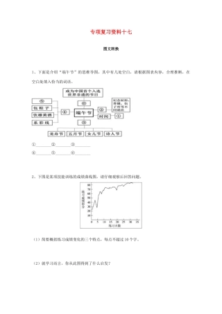 湖南省高考语文 考前专项复习资料（17）图文转换素材-人教版高三全册语文素材