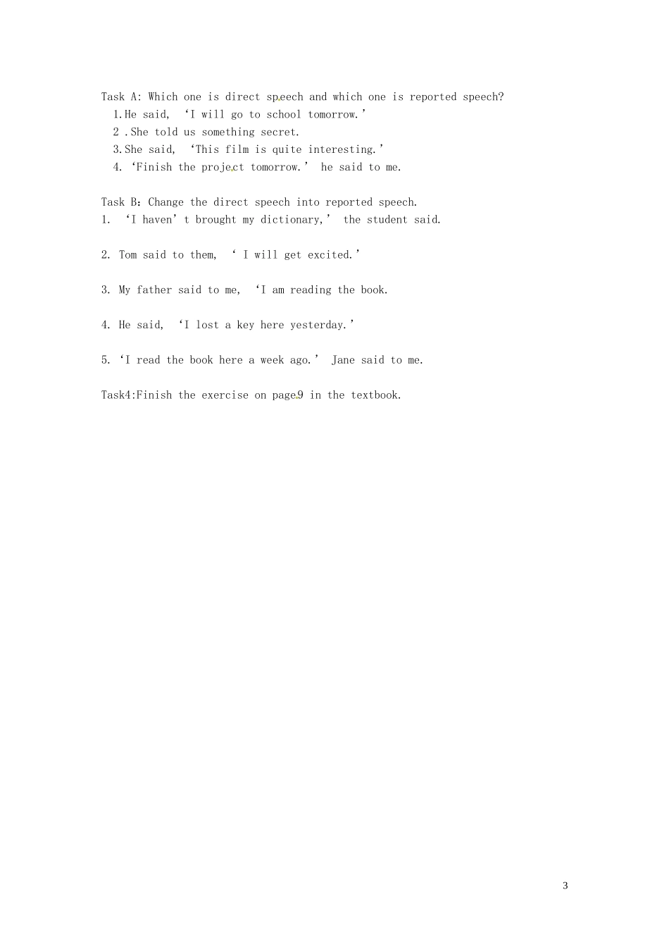 湖南省隆回县第二中学高中英语 模块四 Unit1 Advertising 6导学案 新人教版必修4_第3页