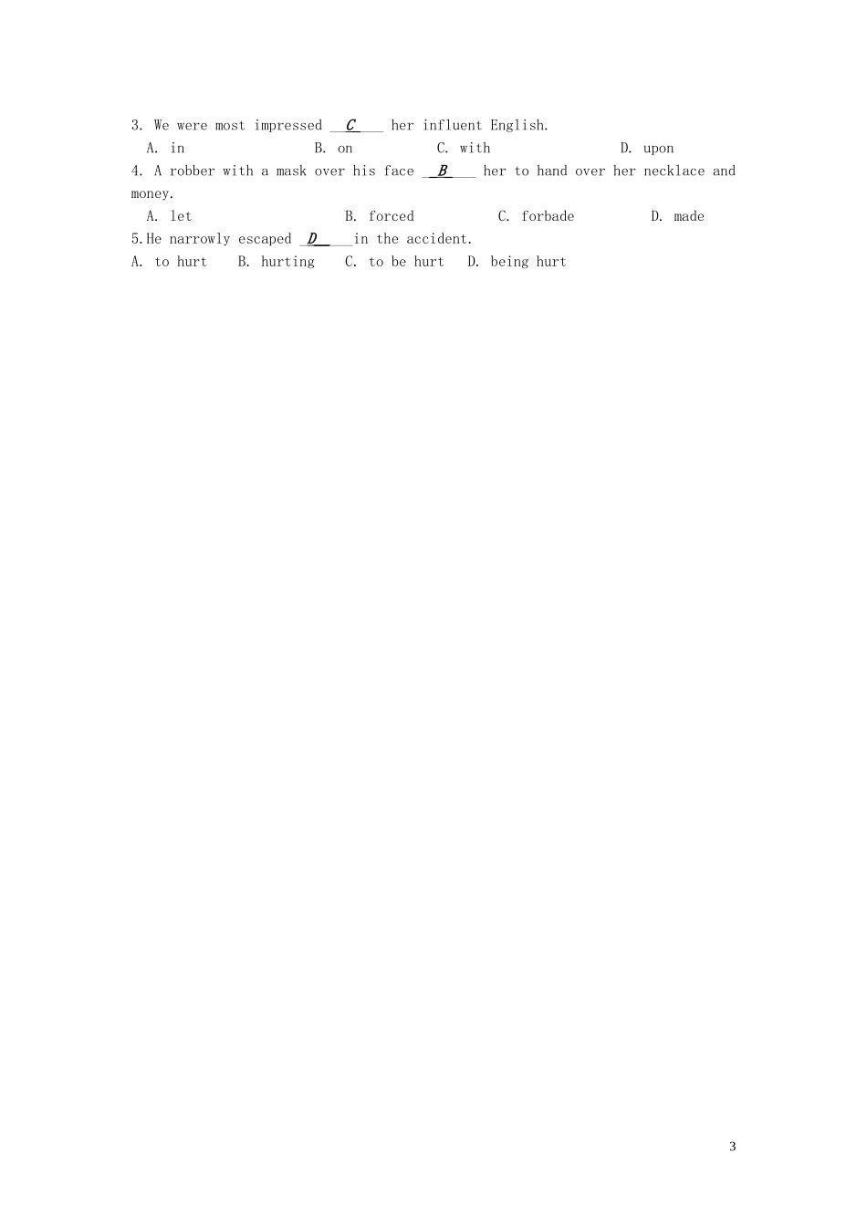 湖南省隆回县第二中学高中英语 模块四 Unit3 Project2导学案 新人教版必修4_第3页