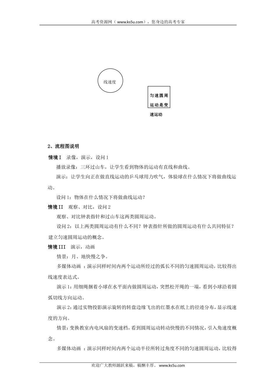 物理：2.2《怎样研究匀速圆周运动》教案（1）（沪科版必修2）_第3页
