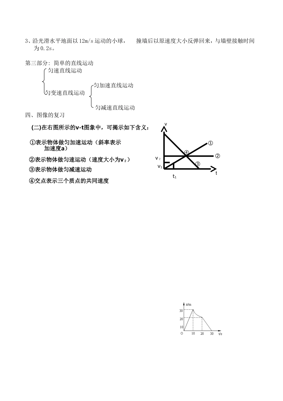 物理11-运动的描述章节复习_第3页