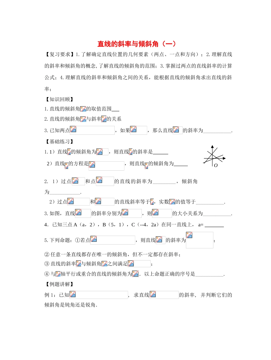 直线的倾斜角与斜率_第1页