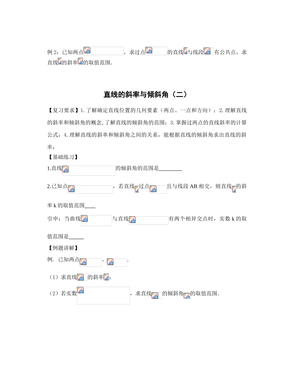 直线的倾斜角与斜率_第2页