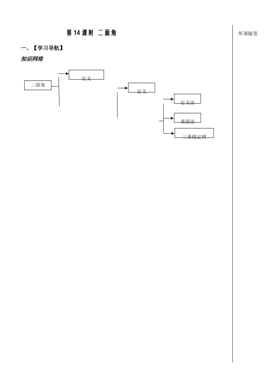 立体几何第14课时_第1页